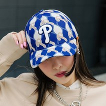 MLB 아가일 모노그램 스트럭쳐 볼캡 PHI L.Navy 191232