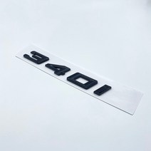 자동차부품새로운 글꼴 숫자 문자 316i 320i GT ABS 엠블럼 BMW 3 시리즈 E90 E46 F30 자동차 트렁크 로고, 09 glossy black 340i