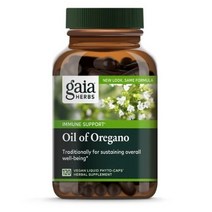 가이아허브스 오일 오브 오레가노 글루텐 프리 비건 리퀴드 파이토 캡, 120개입, 3개
