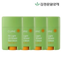 [김정문알로에] 큐어 에어라이트 선스틱 20g 4개, 상세 설명 참조