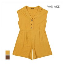 [반에이크] 카라 민소매 숏 점프수트_VB08JSMD03A