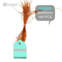 배 사과 포도 복숭아 과일 밭 주머니 35x25MM 플라스틱 PVC 정원 마커 식물 태그 로프 타이 라인 모종 레이, 03 GREEN x AB611C