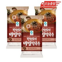 청정원 강원도식 비빔막국수 525g, 3개