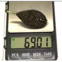 미끼 던지는 피더 70g 80g 90g 인라인 플랫 잉어 낚시용, 1.70g