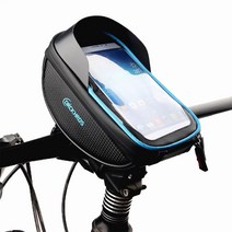 자전거 핸드폰 가방 핸들 거치대 프라벨 전동 킥보드 국토종주 미니 스템백, 블랙