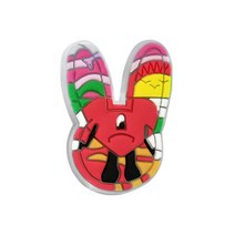 호환 지비츠 어두운 악어에 빛나는 토끼 신발 매력 19 개 라이트 업 핀 악어 푸에르토 리코 라틴 가수, [20] 00124 1pcs