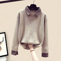 키작은여자옷 가을겨울 쓰리 피스이다 여성의류 빅사이즈 니트 스웨터 코디 조끼코트 캐주얼바지 11 월26 2815727128, 카색 스웨터 L
