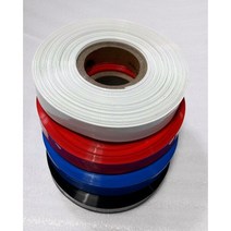 PVC수축필름 열수축튜브 18650배터리 부스바(50mm) 10M기본, 검정