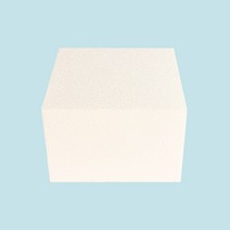 사각 스티로폼 케익 모형 1호 2호 3호 높이100mm 슈가크레프트 크림클레이 아이싱연습, 사각)가로.세로80x높이100