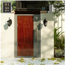 철대문 전원 주택 펜스 데크 단독 가림막 휀스 전원, 아연 도금 알루미늄 합금