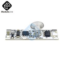 터치 스위치 정전 용량 센서 모듈 9V-24V 30W 3a LED 조광 제어 램프 활성 구성 요소 3 가지 모드 하드 라이트 컨트롤러