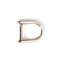 레지 U형 D링 8MM - 실버, 단품
