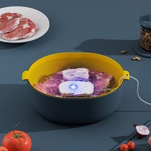 초음파 식품 청소기 과일 야채 세탁기 무선 식품 정수기 가정용 소형 디자인 청소 도구, 없음