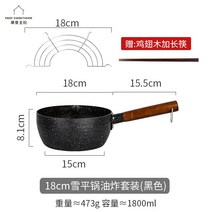 가정용 튀김기 윤식당 분리형 칸막이 튀김웍, 단일사이즈, 18cm 튀김기(블랙) 필터 홀더