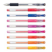 유니볼 시그노 0.28mm 겔잉크 중성볼펜 UM-151-28, 10개입, 에메랄드