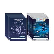 아이비스 남아용 그림 일기장 CR11830 2종 x 5p 세트, 1세트, 별자리, 로봇