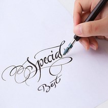 영어캘리그라피 캘리그라피 독학세트 영어 필기체 나무 서예 딥 펜 6 펜촉 고딕 아랍어 기울임꼴 만화 만년필 레터링 스케치 드로잉 학교 용품, 없음