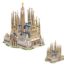 디오제이 3D입체퍼즐 파밀리아 성당 뜯어만드는세상 입체퍼즐제작