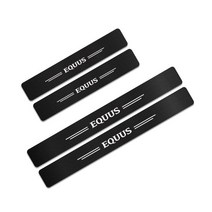 4pcs 자동차 도어 씰 탄소 섬유 스티커 현대 creta eon equus i10 i20 i40 ioniq ix25 ix55 kona auto accessories, 에쿠스를 위해