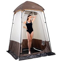CampLife 휴대용 팝업 샤워 프라이버시 텐트 – 특대형 야외 탈의실 간편한 캐리백이 있는 선 쉘터 - 대형 캠핑