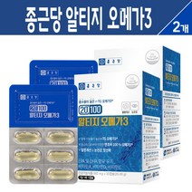 종근당 20100 알티지 오메가3 캡슐 rTG 오메가 EPA DHA 엔초비 정제어유 혈행개선 영양제, 2개, 종근당 알티지 오메가3 캡슐 30C