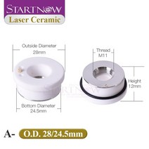 아크릴레이져커팅기 레이저커팅기 미니선반기계 Startnow-파이버 레이저 세라믹 KT B2 CON 28/32mm Precit, 02 B-32mm_01 1 PC