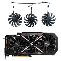 기가 바이트 AORUS GTX 1080Ti Xtreme 에디션에 적합한 3 피스 4 핀 11GGPU 냉각 팬 2060 6G 그래픽 카드, 02 1LOT