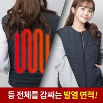 계절드림 발열조끼 온열 열선 보온 방한 USB 조끼