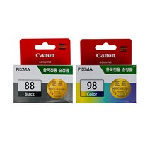 캐논 PG-88 CL-98 잉크 PIXMA E500 E510 E600 E610, 4색세트