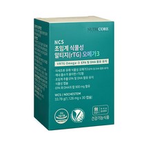 식물성 알티지(RTG) 오메가3 케이디파마 초임계 추출 성인 남녀 임산부 뉴트리코어 NCS 1126mg x 30캡슐(1박스), 4.식물성오메가3 1박스