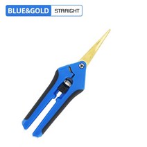 정원 가지 치기 가위 스트레이트 블레이드 가위 스테인레스 스틸 팔꿈치 절단 도구 관목 트리머 가정용 잎 화분 분기 pruner, 스트레이트 골드