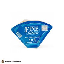 VEDANA_ FINE 천연펄프 드립필터 5-6인용 100매 커피여과지 드립백 커피필터 커피드리퍼 커피메이커 커피거름망 핸드드립 4104065p