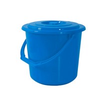 파트너 바케스 BN 플라스틱 양동이 음식물 쓰레기통 휴지통, 10L(블루), 1개