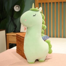 유니콘인형 유니콘쿠션 수면인형 수면쿠션, 그린