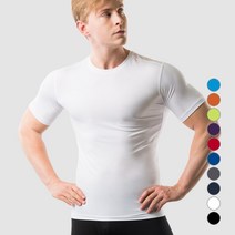 아르메데스 남성용 언더레이어 무지테크핏 반팔 상의 AR-51