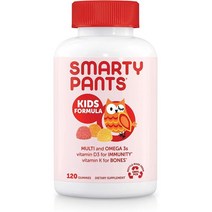 SmartyPants Kids Formula Daily Multivitamin 스마티팬츠 키즈 포뮬러 데일리 멀티비타민 120구미