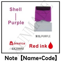 서명 스탬프 아기 이름 헝겊 책 감광성 DIY Scrapbooking 일기 카드 웨딩 장식, [11] Custom name