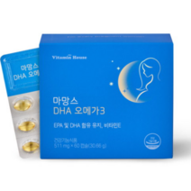 비타민하우스 마망스 DHA 오메가3 30.66g, 60정, 3개