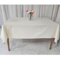 면식탁보 면테이블보 면탁자보 6인 7인 8인용 230x145 _ 239599ea