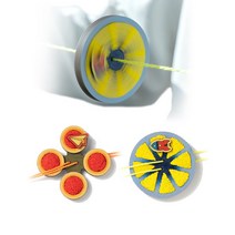 민화샵 칼라폼 클레이로 실팽이 만들기 공작 세트, 십자 원색