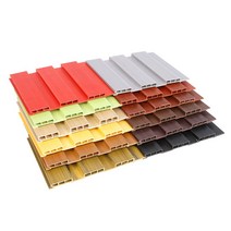 외벽마감재 2M 넓은 하이클래딩 루버 사이딩 판넬 목재 합성데크 pvc 집성목 wpc, 폭19.5cm 길이200cm 색상문의