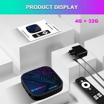 반달마켓 안드로이드셋탑박스 tv 셋톱박스 안드로이드 11 HAKO Pro Amlogic S905Y4 스마트 TV 박스 구글 인, 02 4G 32G_01 미국 플매트 카펫 러그