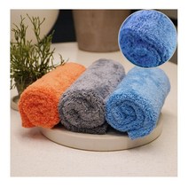 광택타월 세차타월 버핑 왁스 극세사타월 물기제거타월, 블루