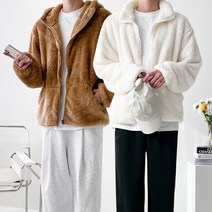 양털 후리스 자켓 후드집업 뽀글이 남자 플리스(3color)
