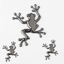 스티커 자동차 스카트키 데칼 금속 DIY 아기스티커 동물 메탈 미니 스티커, 실버