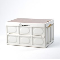 베어하이크 캠핑 베이직 폴딩박스, 30L, 아이보리 30L, 1개