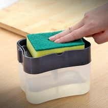 자동손세정제 손소독제거치대 세탁세제디스펜서 주방세제통 씽크대세제통, 단품