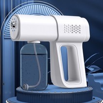 셀프세차폼건 버플폼 고압 거품건 셀프세차폼건차샴푸 손세차 연무기 노즐 셀프세차방법 청소기 k5 분무기 nano 스프레이 건 무선 핸드 헬드 나노 분무기 블루 라이트 스프레이, 하얀색