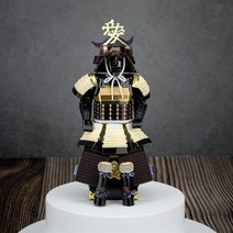 3D 입체 금속 DIY 조립 일본 사무라이 갑옷 전국시대 장식품 만들기, 아케치 미츠히데, 페이지참조