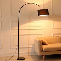 MBH 북유럽 현대 간단한 창조적 인 플로어 램프 마작 낚시 플로어 램프 거실 침실 호텔 플로어 램프 스피아노 플로어 장스탠드 장스탠드조명 플로어램프 거실 장스탠드, 블랙